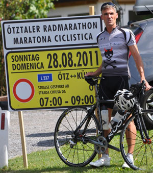 Start beim Ötztaler Radmarathon 2011