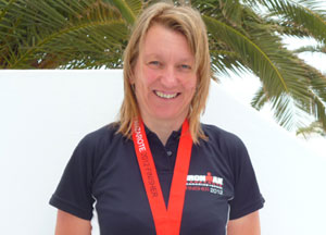 Claudia Frigge beim Ironman Lanzarote